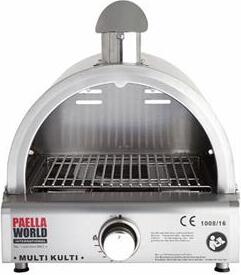 Allgrill MULTI-KULTI Set 3 ohňovzdorný - plynový gril + kryt na pizzu + kameň na pizzu Ø 31 cm