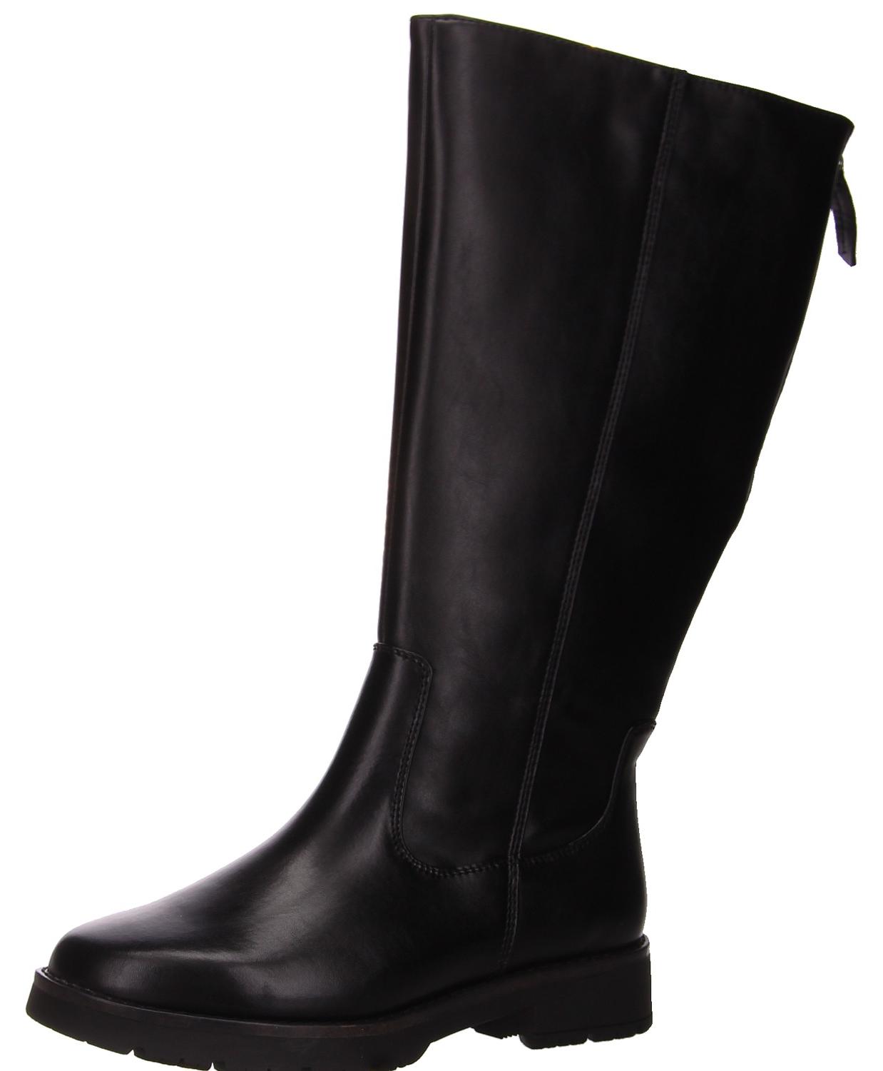 Jana Schaftst.Abs.b.25mm,Schaft.b.30cm in schwarz, Gr. 37 8-25564-43-001