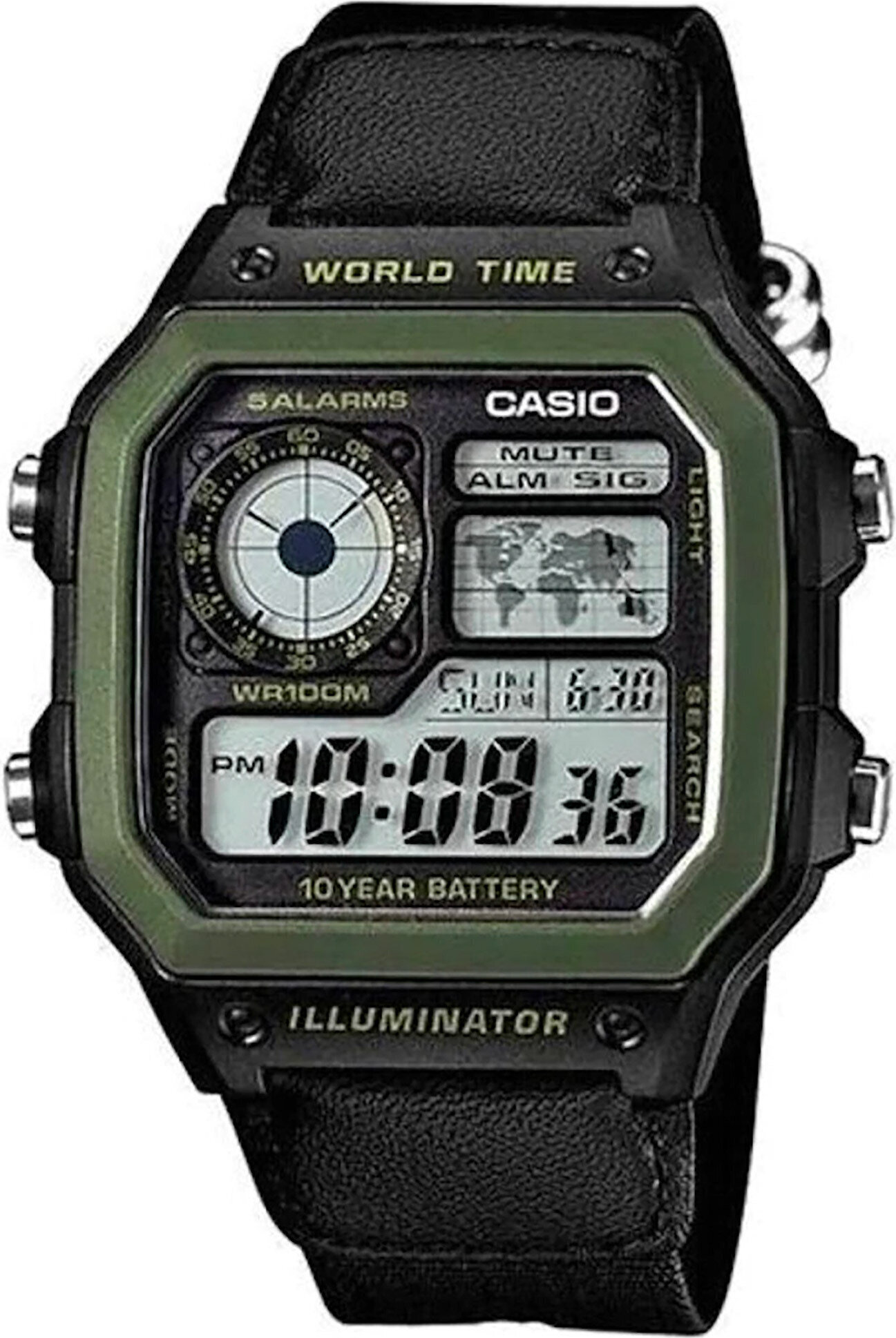 Pánske hodinky Casio AE-1200WHB-1BV (Ø 45 mm)