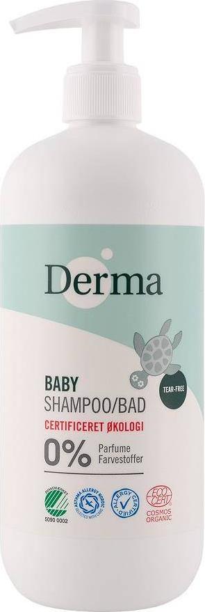 Derma Eco Baby Shampoo und Badeseife, 500ml