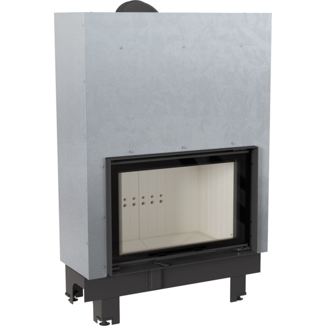 Oceľový krb KRATKI MBO 15 kW Ø 200 Zdvíhacie samozatváracie dvierka