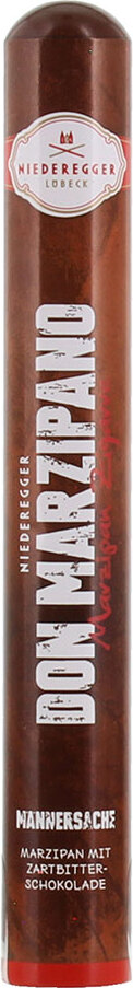 Marzipan Zigarre "Don Marzipano" in edler Zigarrenhülse, Marzipan mit Zartbitter-Schokolade, 1 x 32 g, Niederegger