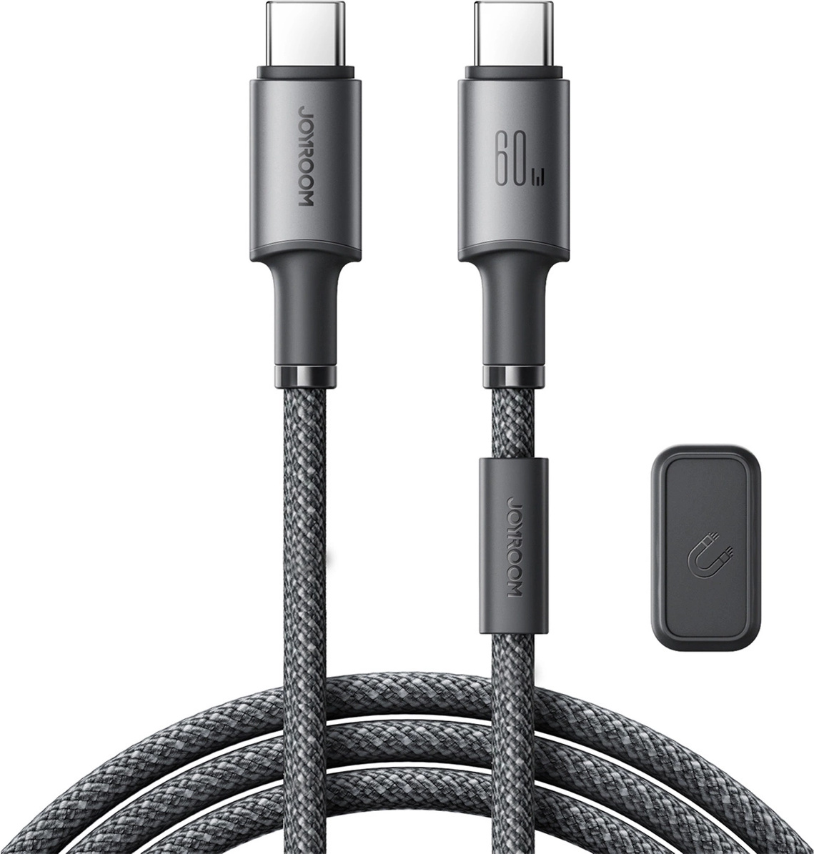 JOYROOM USB-C to USB-C Cable Joyroom S-A50, 60W, 3A, 1.2m, Grey 380648