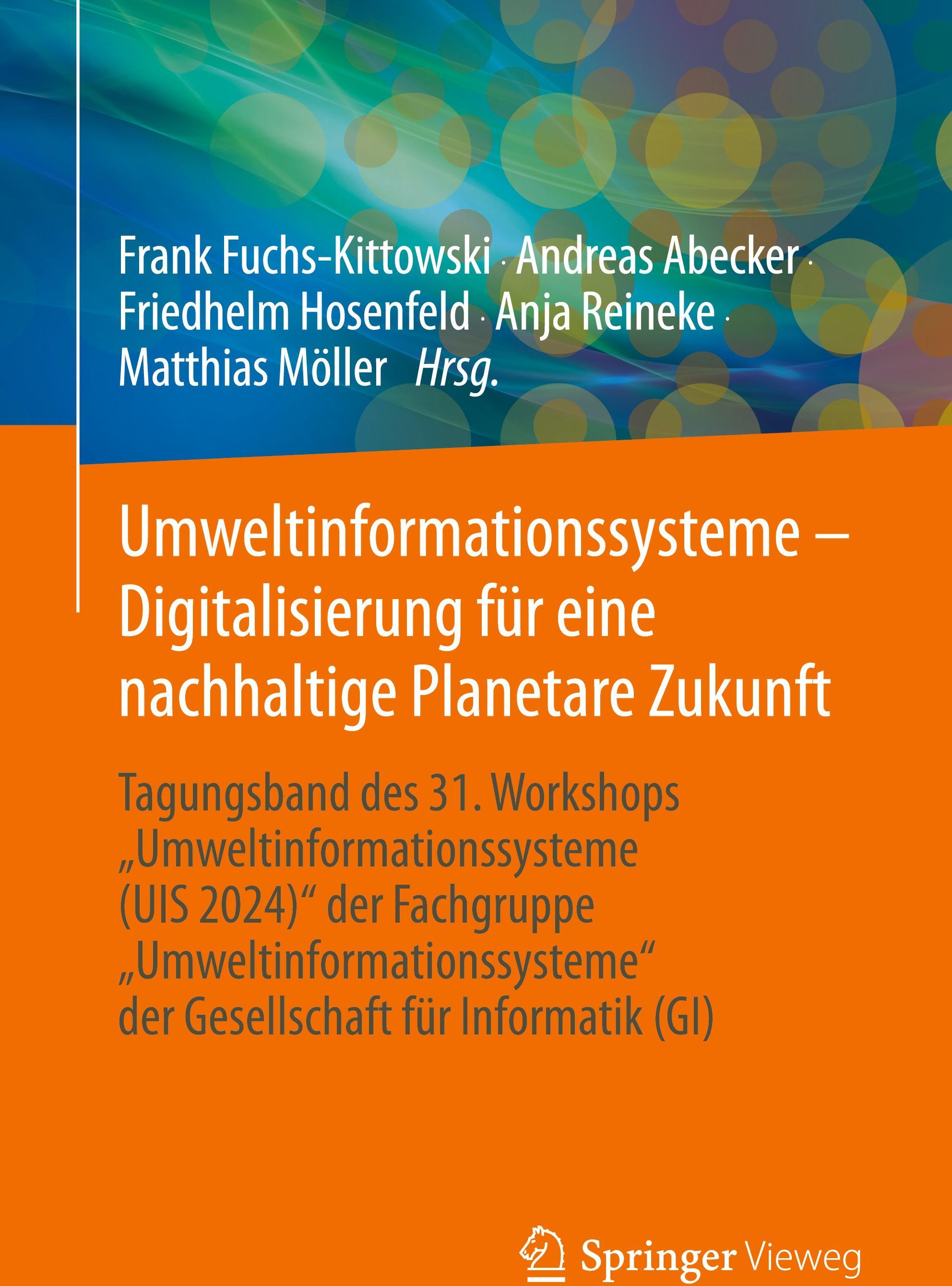 Umweltinformationssysteme - Digitalisierung für eine nachhaltige Planetare Zukunft 29651192_9783658463939