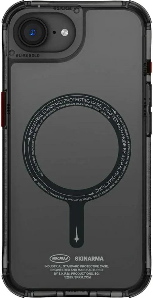 Skinarma Saido Magsafe Case pre Iphone 16E Black