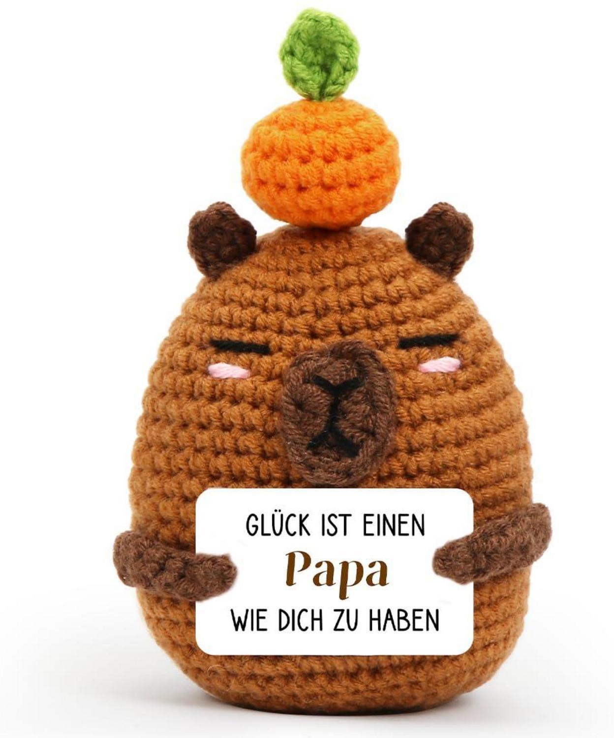 Sonstige Gehäkeltes Capybara Kuscheltier für Papa, Braun