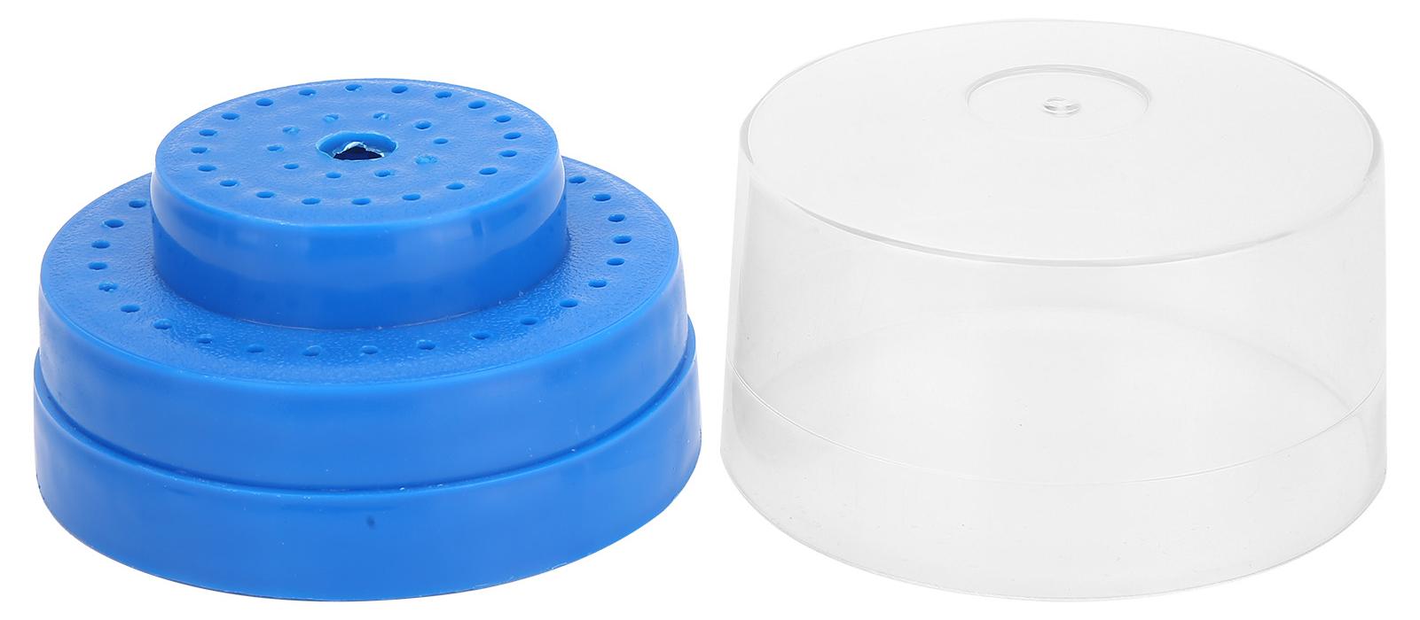 Gistuch 60 Löcher Schlitze Runder Zahnbohrerhalter Schleifkopfbox Zubehör