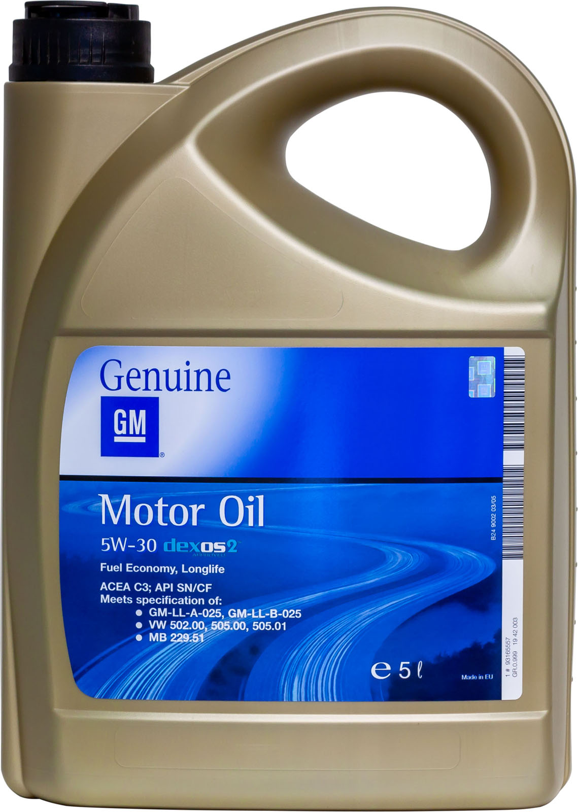 Original GM/OPEL dexos1 gen2 5W-30 Motoröl 5l - Motoröle für alle