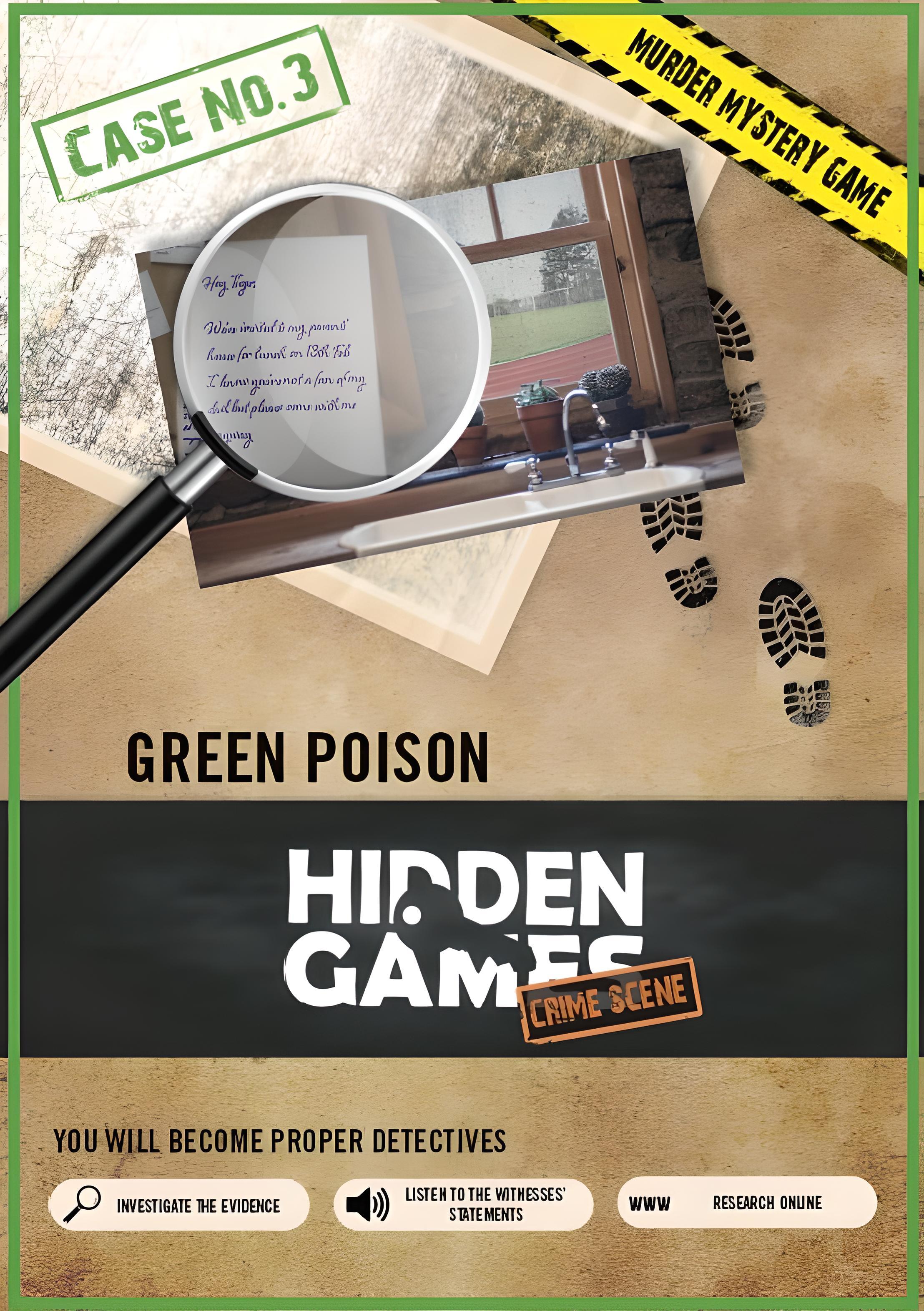 HIdden Industries GmbH Hidden Games Crime Scene: Case 3 - Green Poison