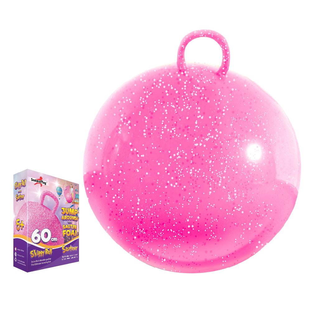 Springball rosa Glitzer 60 cm Spielball | Kaufland.de