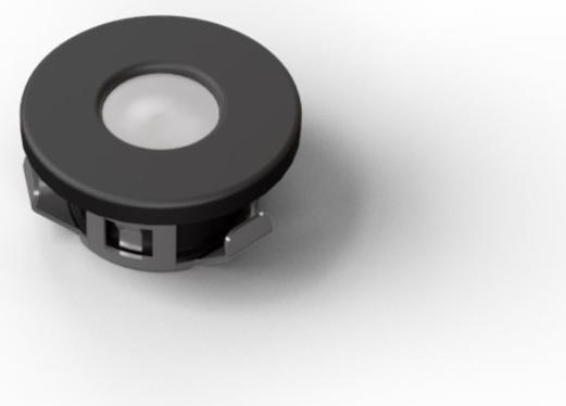 Halemeier GmbH Halemeier MiniSpot schwarz ww 12VDC 1,0W LTG 1,8m M1 3200115