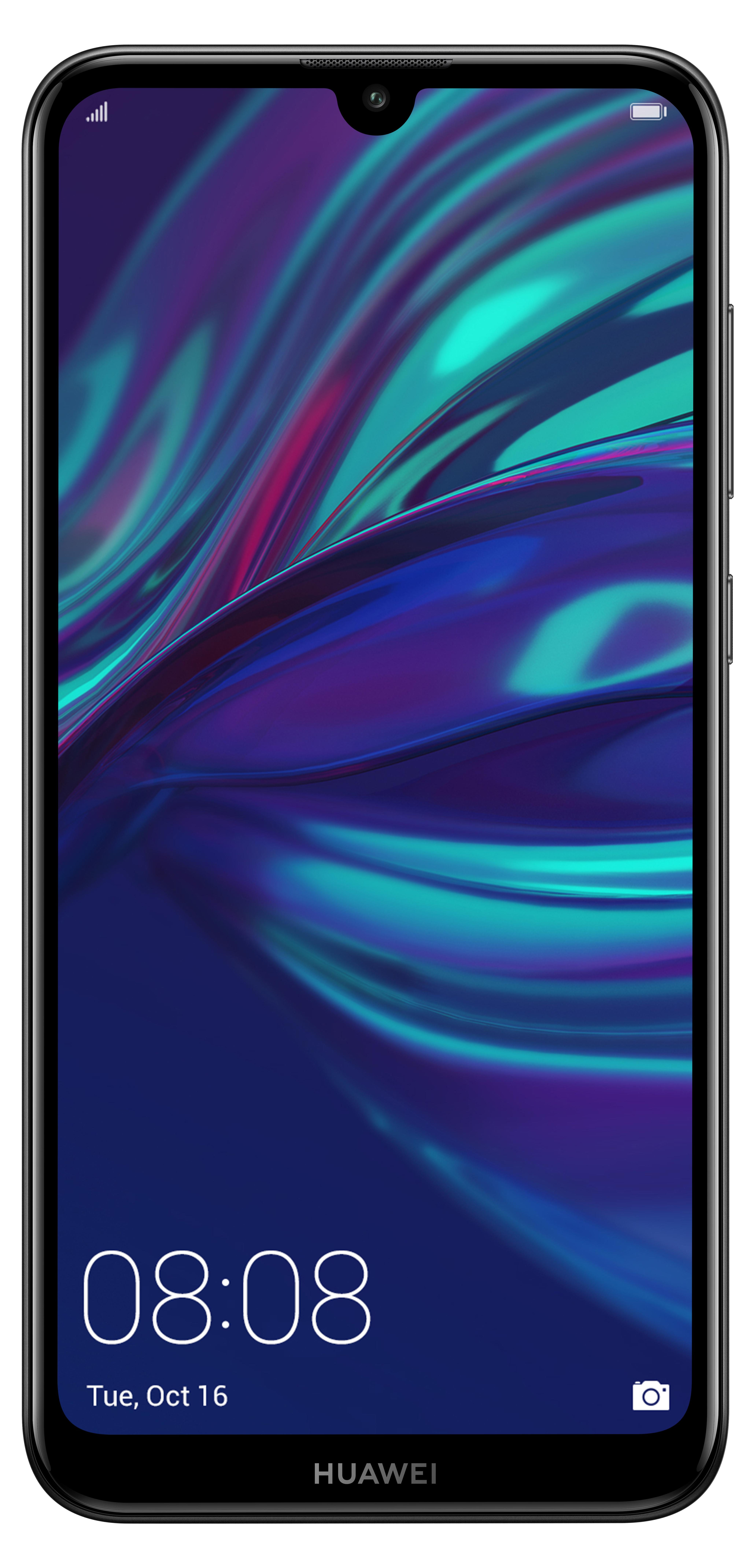 Huawei Y7 2019, 15,9 cm (6.26"), 3 GB, 32 GB, 13 MP, Android 8.1, Čierna