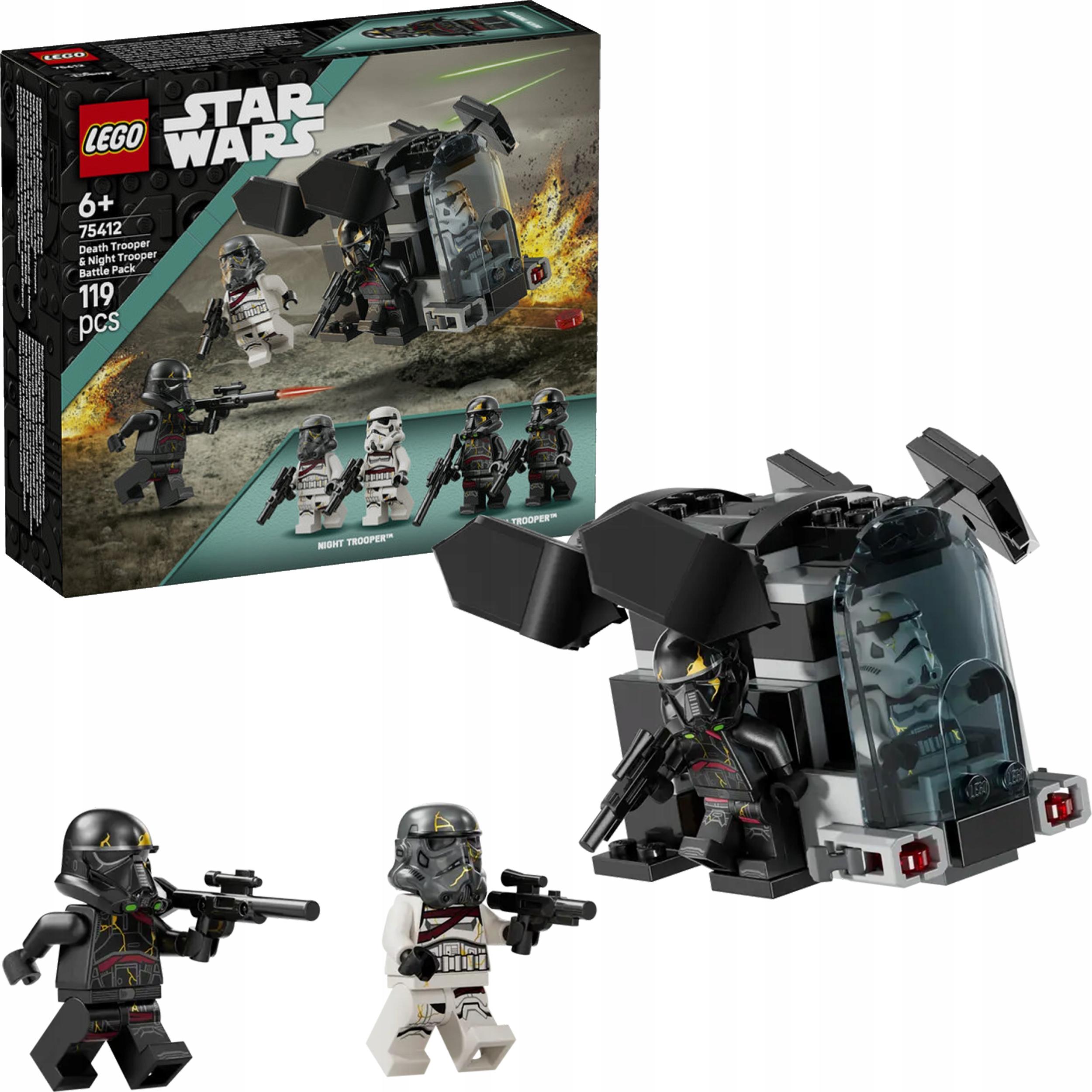 LEGO Star Wars Bojový balíček: Death Trooper a Night Trooper, Stavebnica, 6 rok / roky, Plast, 119 kusov, 154 g