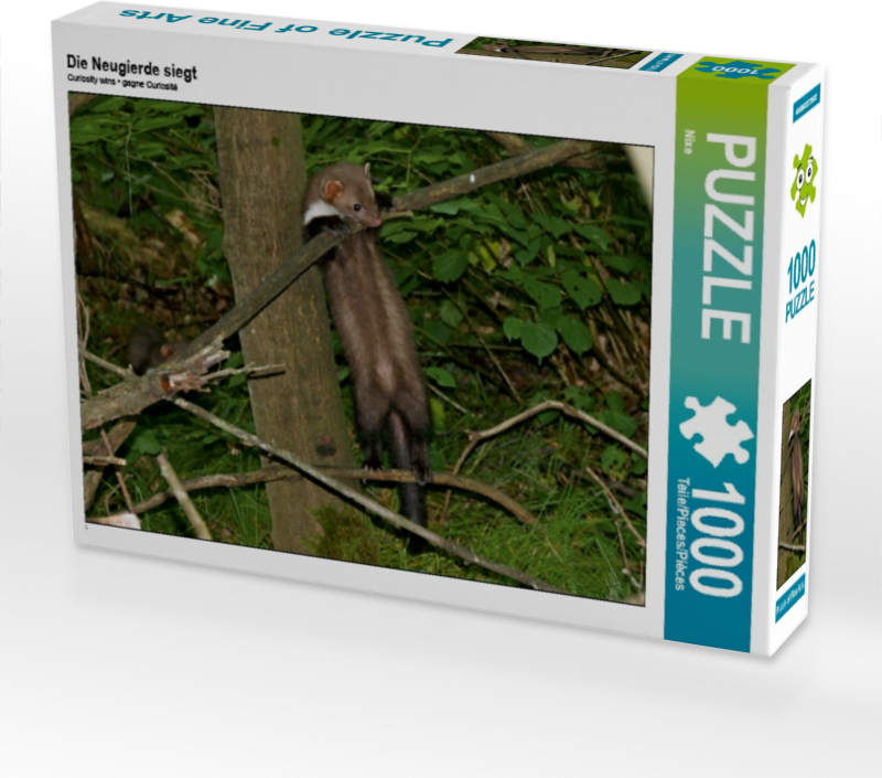 Calvendo Die Neugierde siegt 1000 Teile Puzzle quer 640x480mm, CALVENDO; 7304786