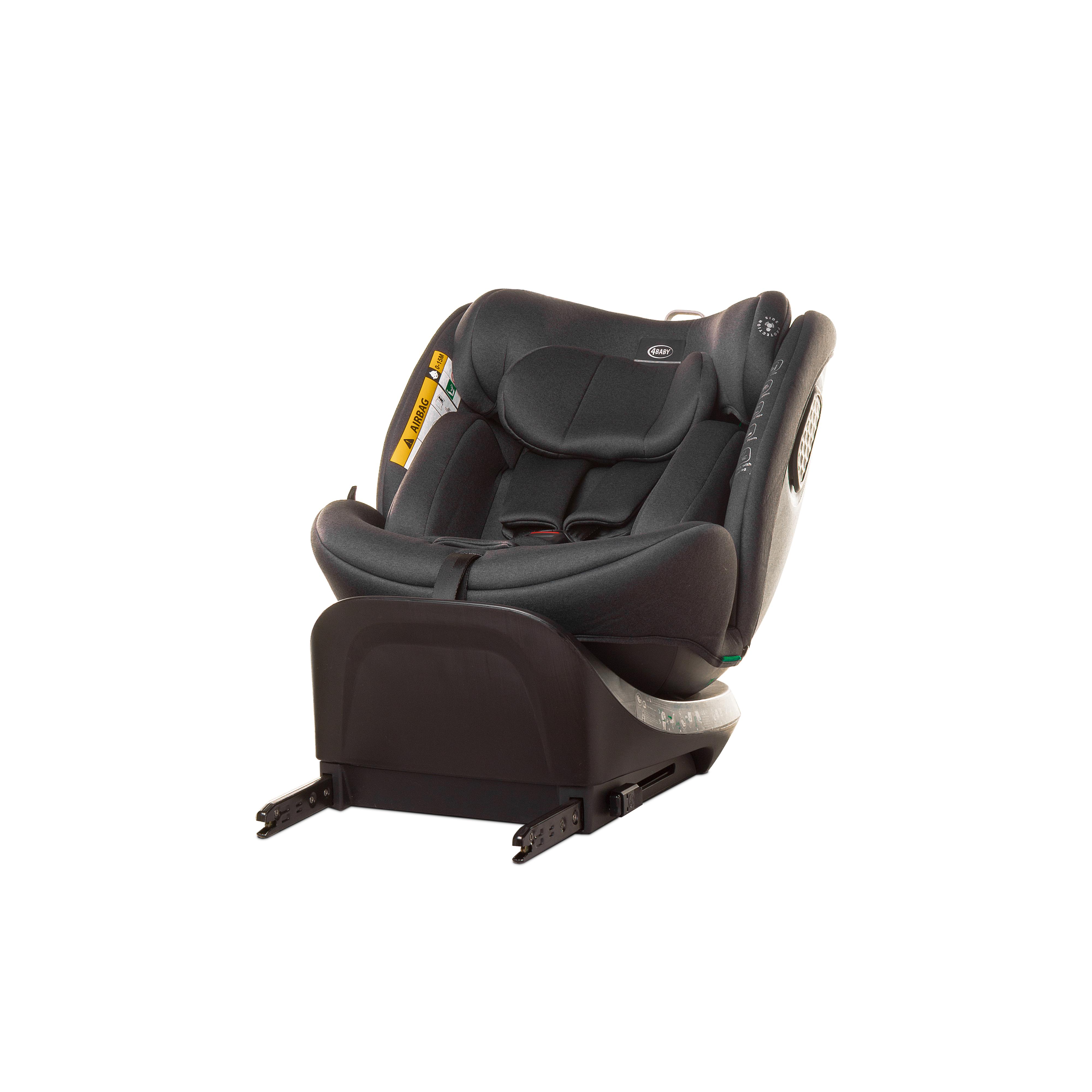 360° ENZO-FIX Prémiová detská sedačka Isofix so stabilizačnou nohou I-Size s RWF do 105 cm Detská sedačka, ktorá rastie s dieťaťom