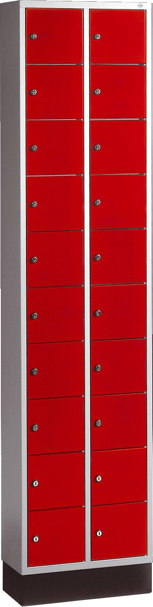 C und P C+P Wertfachschrank "S 4000 Intro", Feuerrot (RAL 3000) 8070-203
