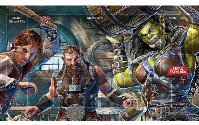 LexShop Hero Realms-Spielmatte für Kampagnen – „Enthralled Regulars“