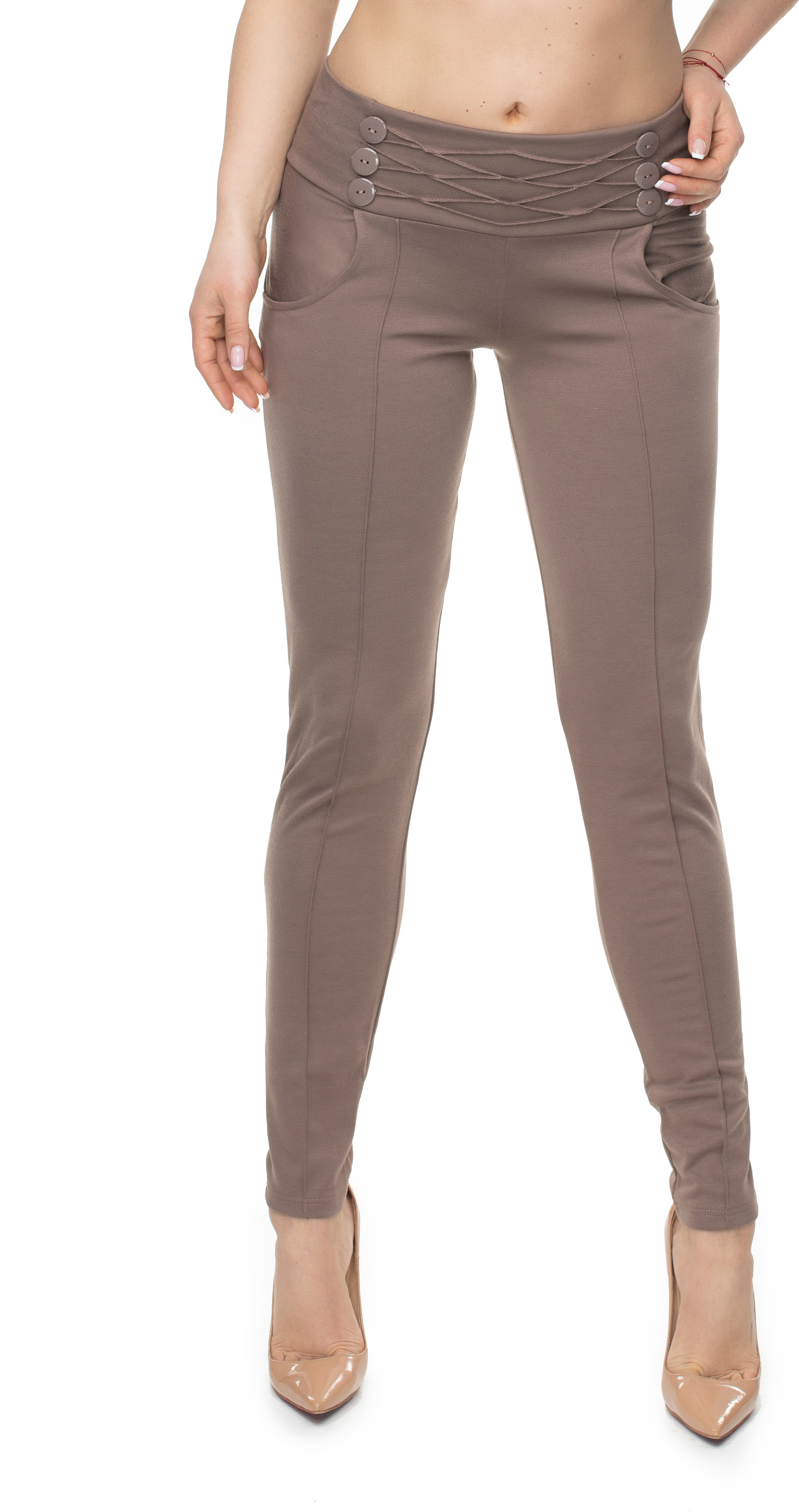 PeeKaBoo Elegante Hosen für Frauen Masahiko cappuccino S/M 284774