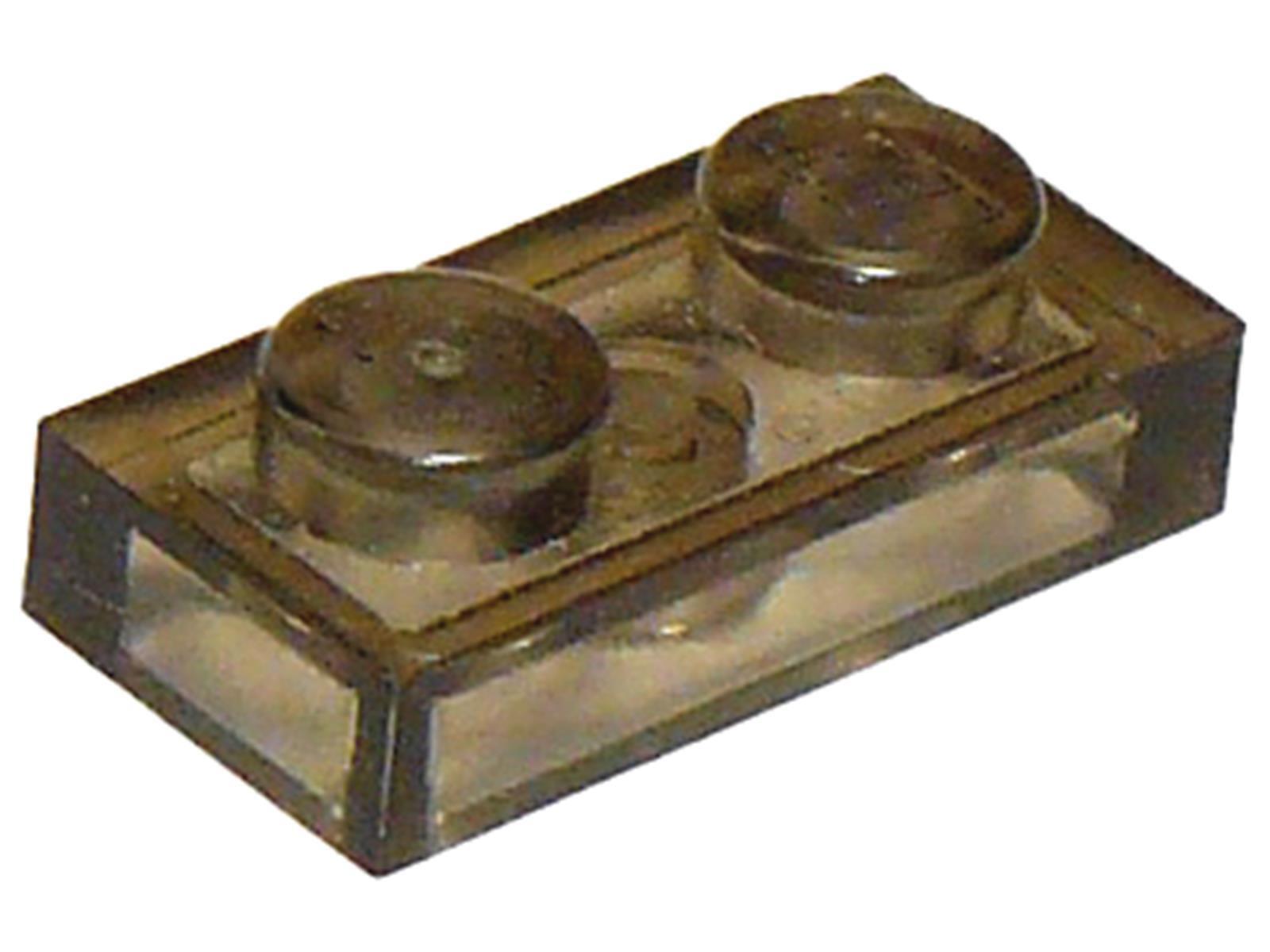 Lego® 100x 1x2 dosky 3023 - Doska Trans - hnedá - Trans-Brown