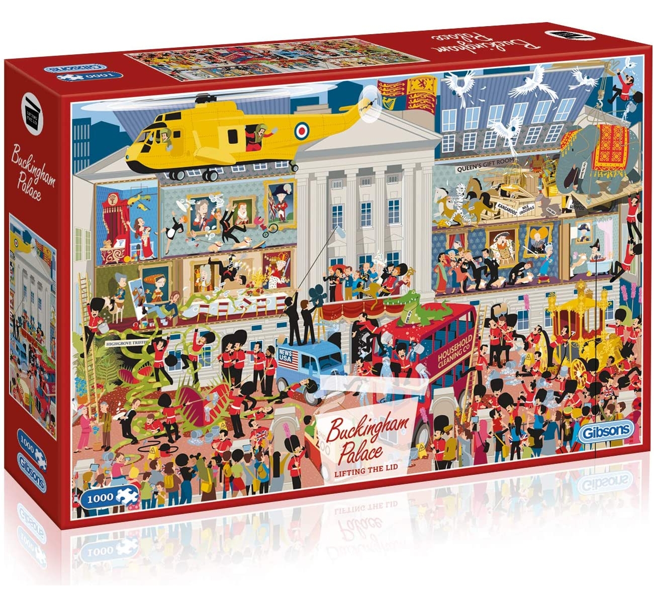 GIBSONS Puzzle Buckingham Palace - Unter dem Deckel 1000 Teile G7097