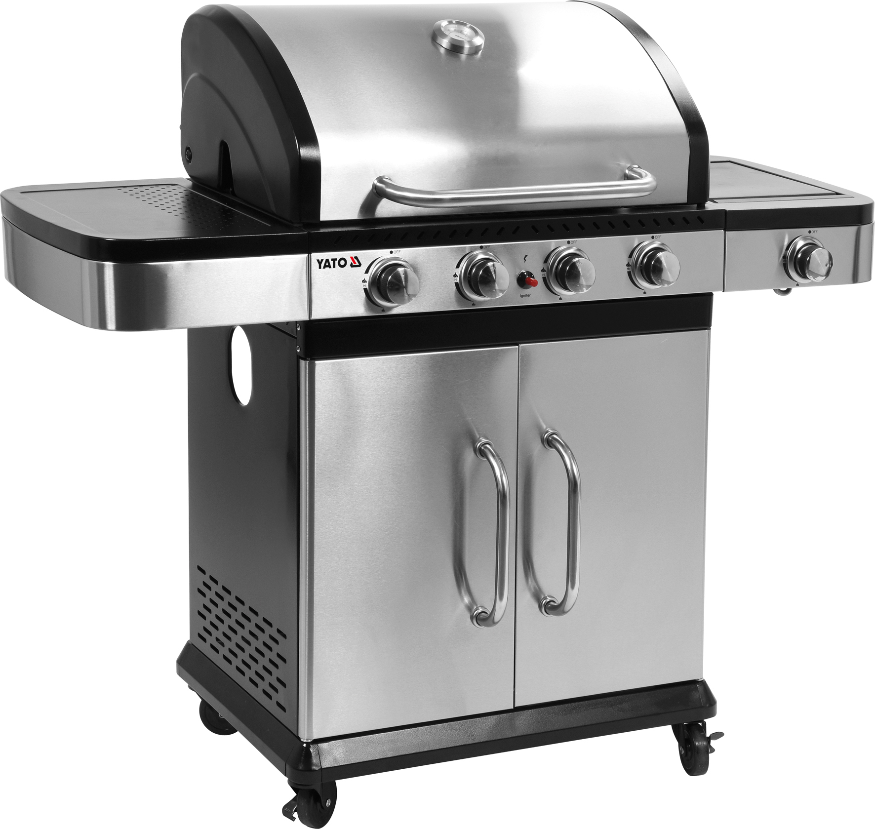 Plynový gril, gril, 4+1 nerezová oceľ 14,2 KW, vonkajšia kuchyňa