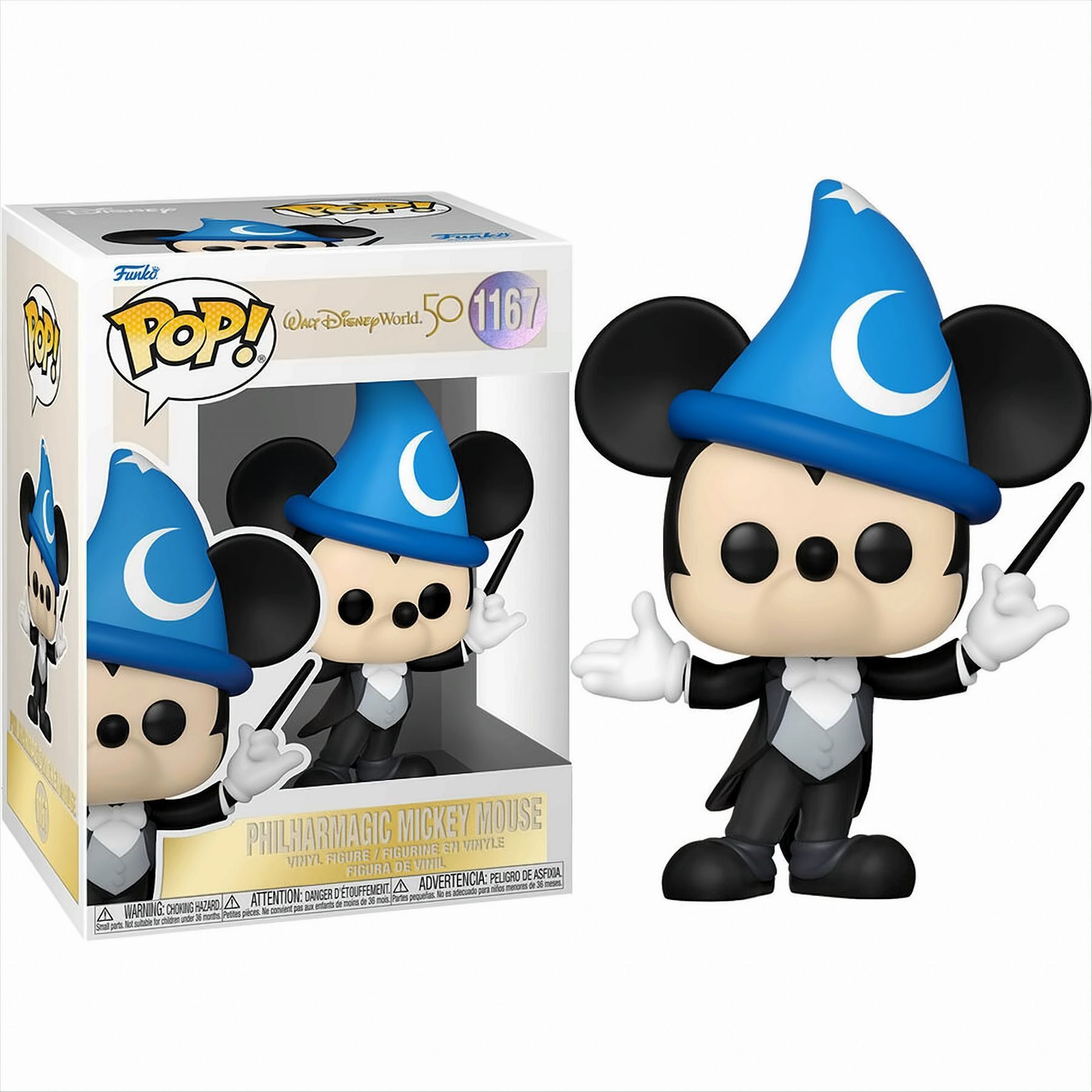 FUNKO POP! - Disney - Walt Disney World 50Th Anniversary Philharmagic Mickey Mouse #1167 FK59510