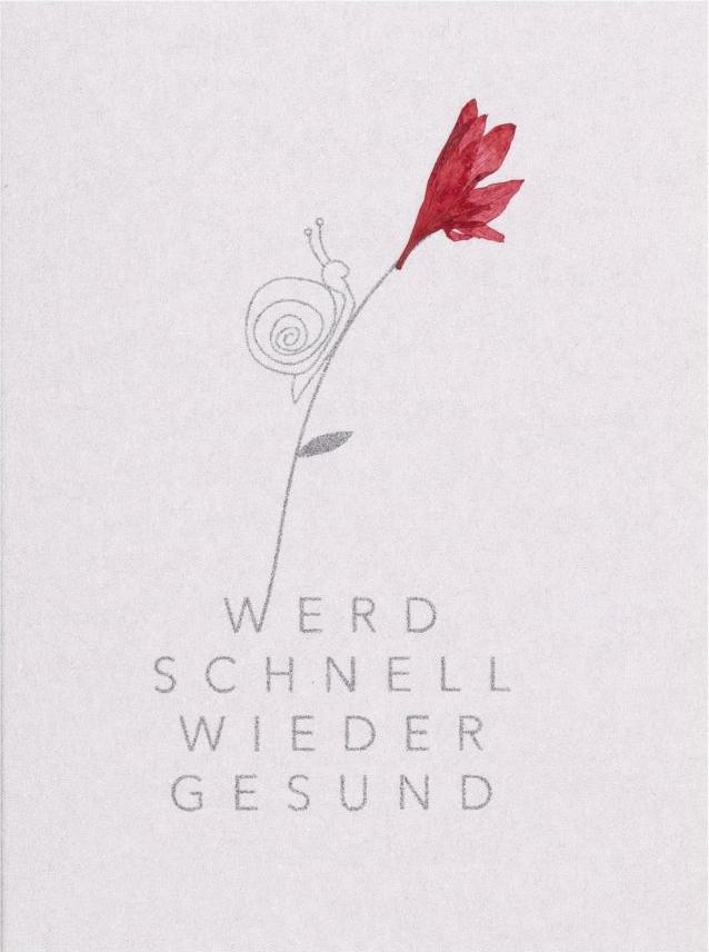 räder Minikarte "Werd schnell wieder gesund"