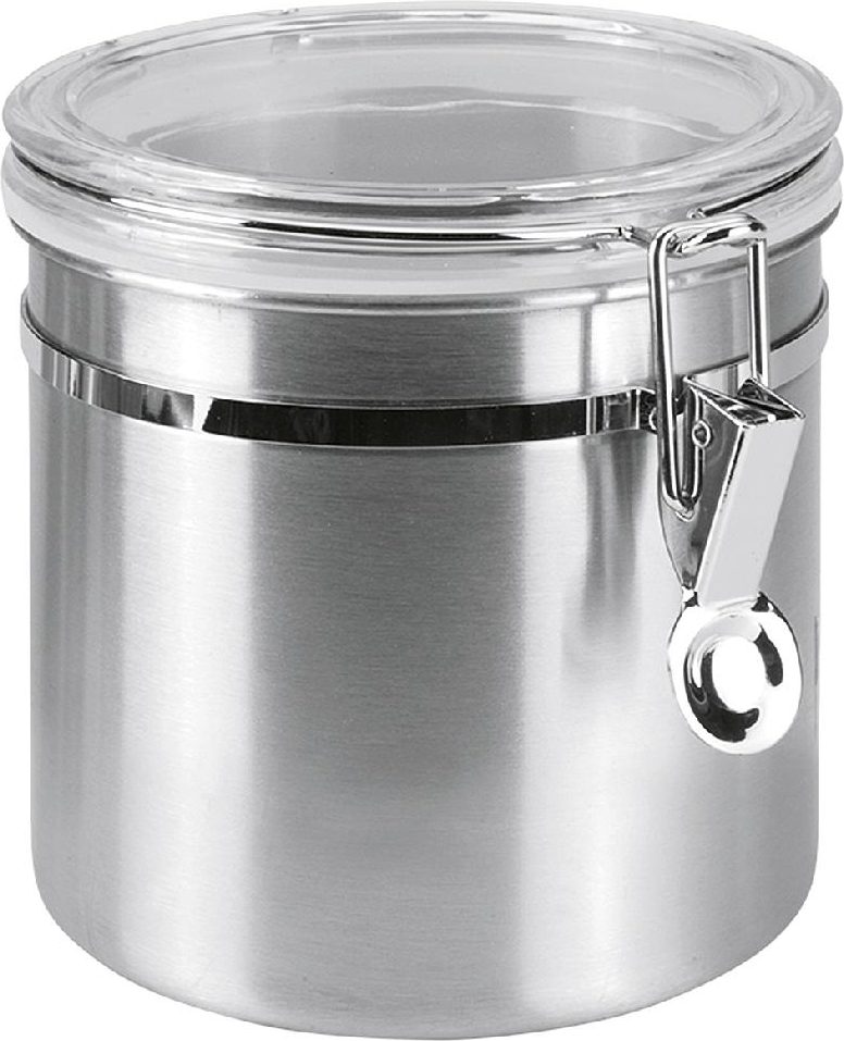 Il Numero 1 Del Risparmio-MAURY'S BARATTOLO CONTENITORE IN VETRO CON Coperchio Cromato 10 X H 28 Cm