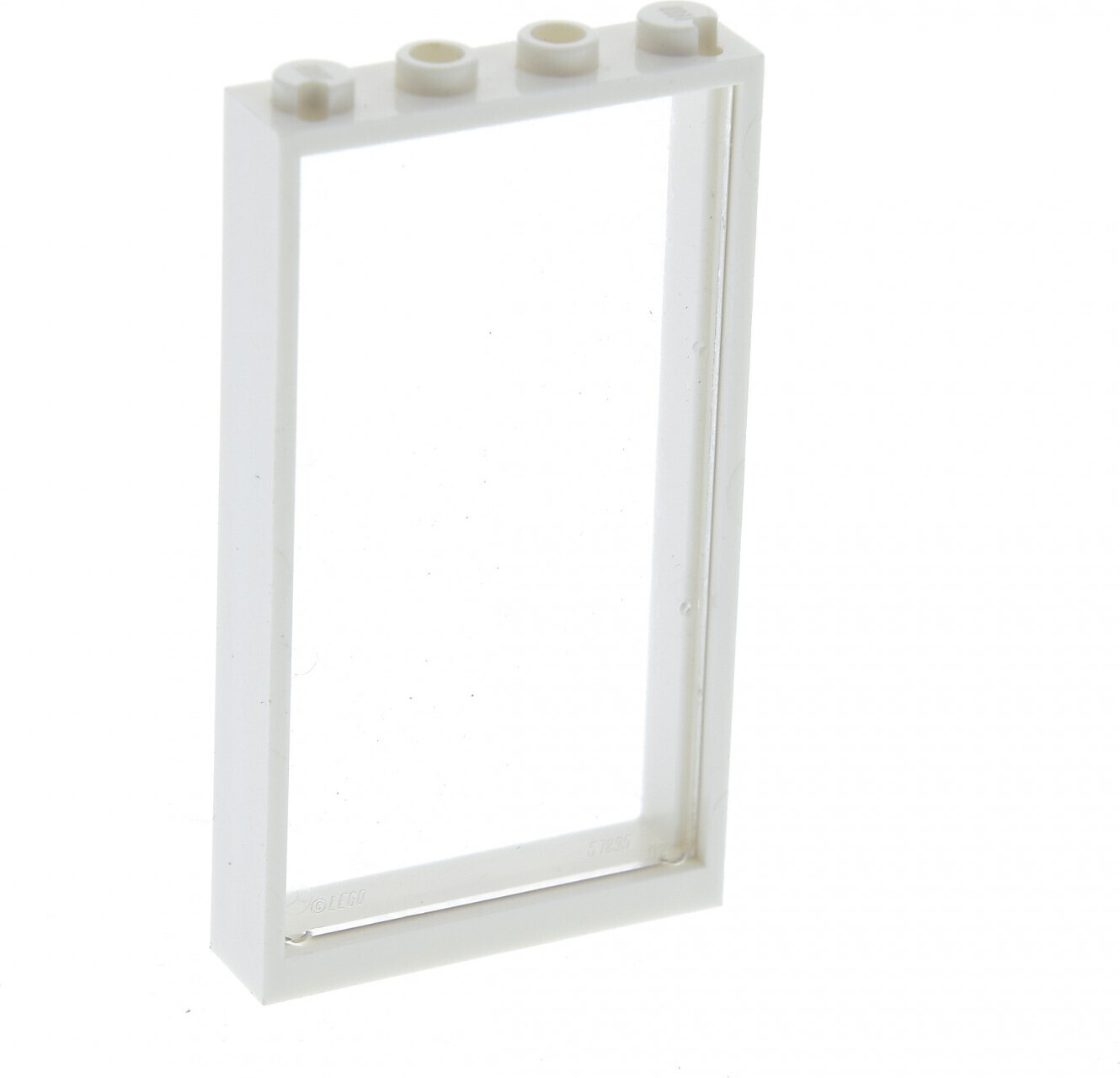 1x okenný rám Lego 1x4x6 biele sklo priehľadný biely domček 57895 60596