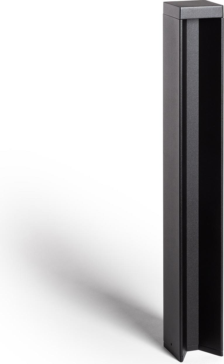 LEDKIA LED Bodenleuchte 65cm 8W Aluminium Renald Schwarz Schwarz