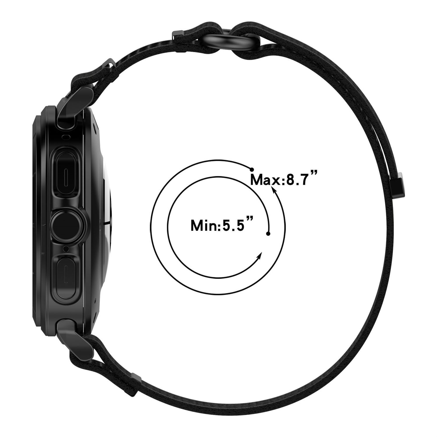 Pre Samsung Galaxy Watch Ultra 47 mm Nylonový remienok na ruku so suchým zipsom M6