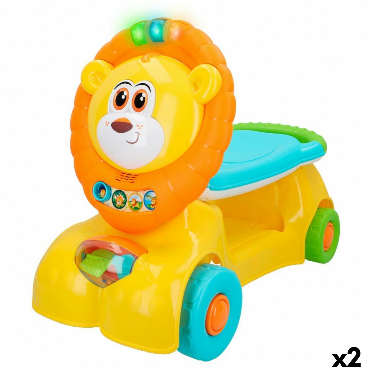 Rutschauto Winfun Licht Sound Löwe 57 x 42 x 26 cm (2 Stück)