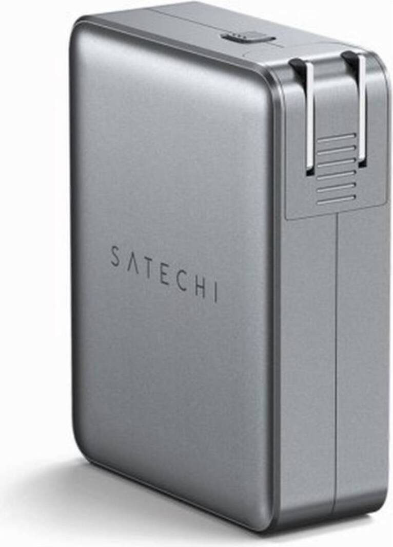 SATECHI 100W Caricatore USB C GaN con 1 Porta USB C, Caricatore Rapido Intelligente e Sicuro per MacBook Air e Pro, Tablet, Laptop, iPad, iPhone