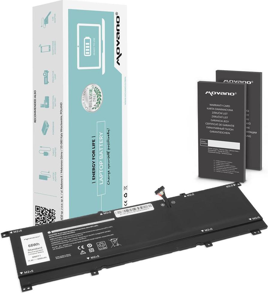 8N0T7 Dell Precision 5530 XPS 9575 Akku