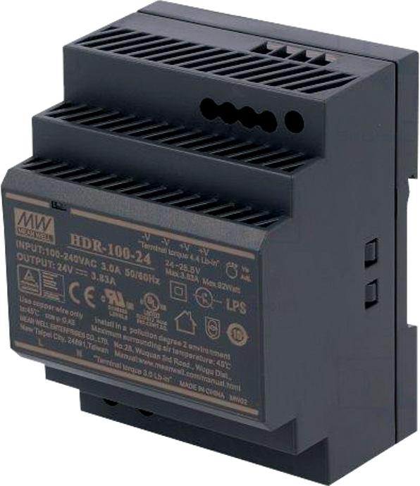 Sanela Napájacie zdroje - Napájací zdroj na lištu, 85 V–240 V AC/24 V DC, 100 W SLZ 04X