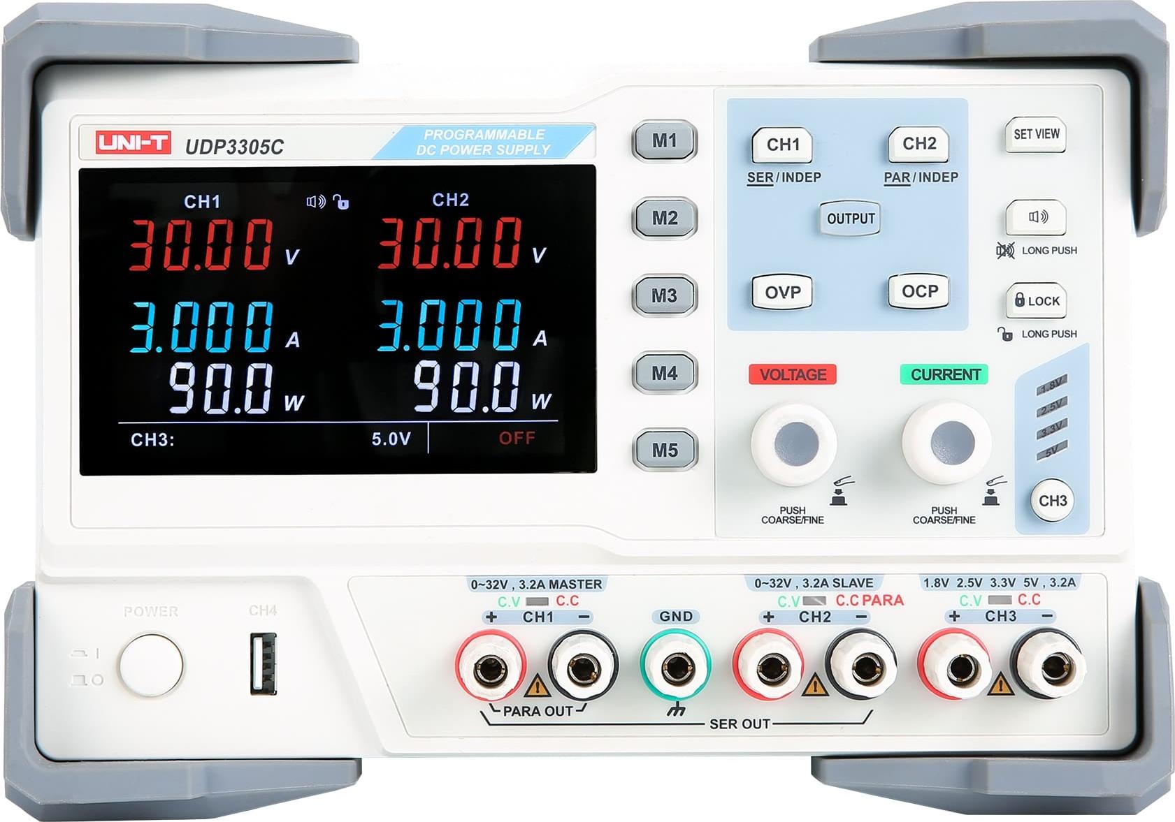 UNI-T UT DP3305C - Labornetzgerät DP3305C, 0-30 V, 0-5 A, 315 W, 3 Kanal