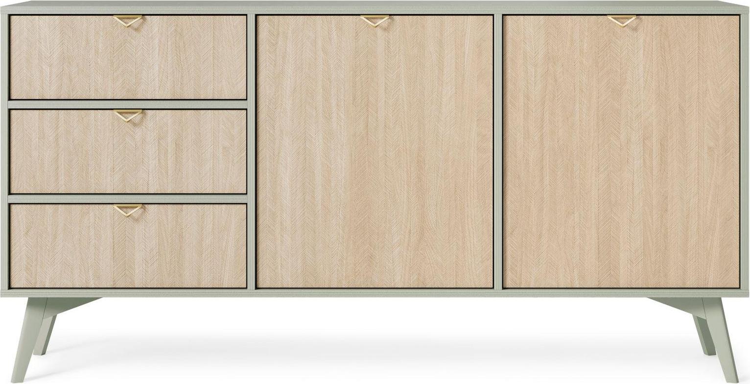 piaski Kommode – Sideboard – KSZ158 – FOREST – Eukalyptus – Modernes Design mit maximaler Stauraumnutzung KM-0268