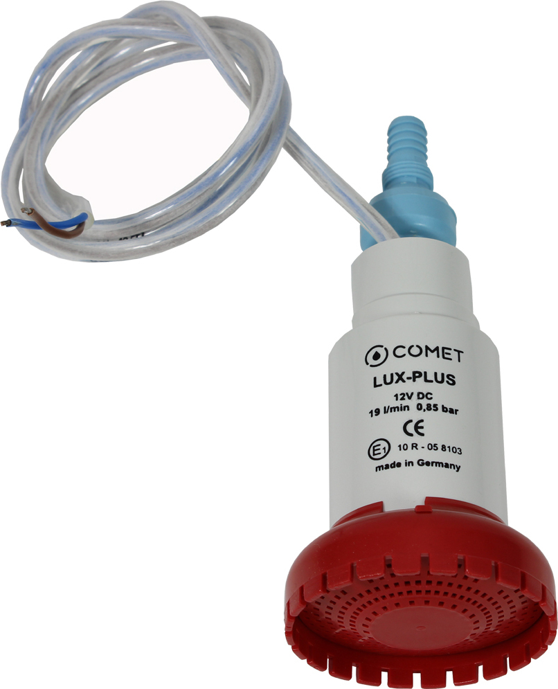Comet LUX-PLUS ponorné čerpadlo Vodné čerpadlo so spätným ventilom + filter 12V 19 l/min