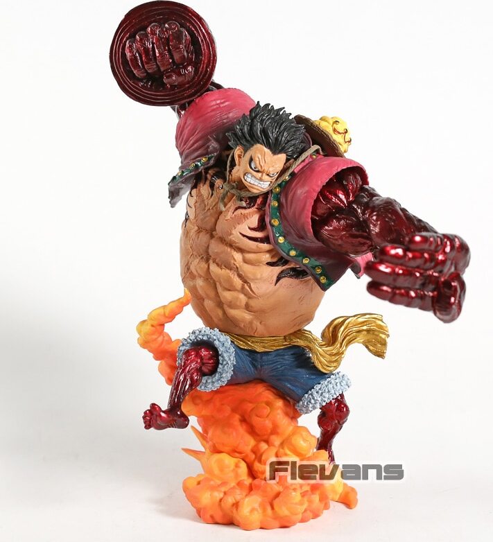 Hizue Banpresto One Piece Monkey D. Luffy Gear 4 Kong Gun PVC Figur Sammlerstück Modell Spielzeug