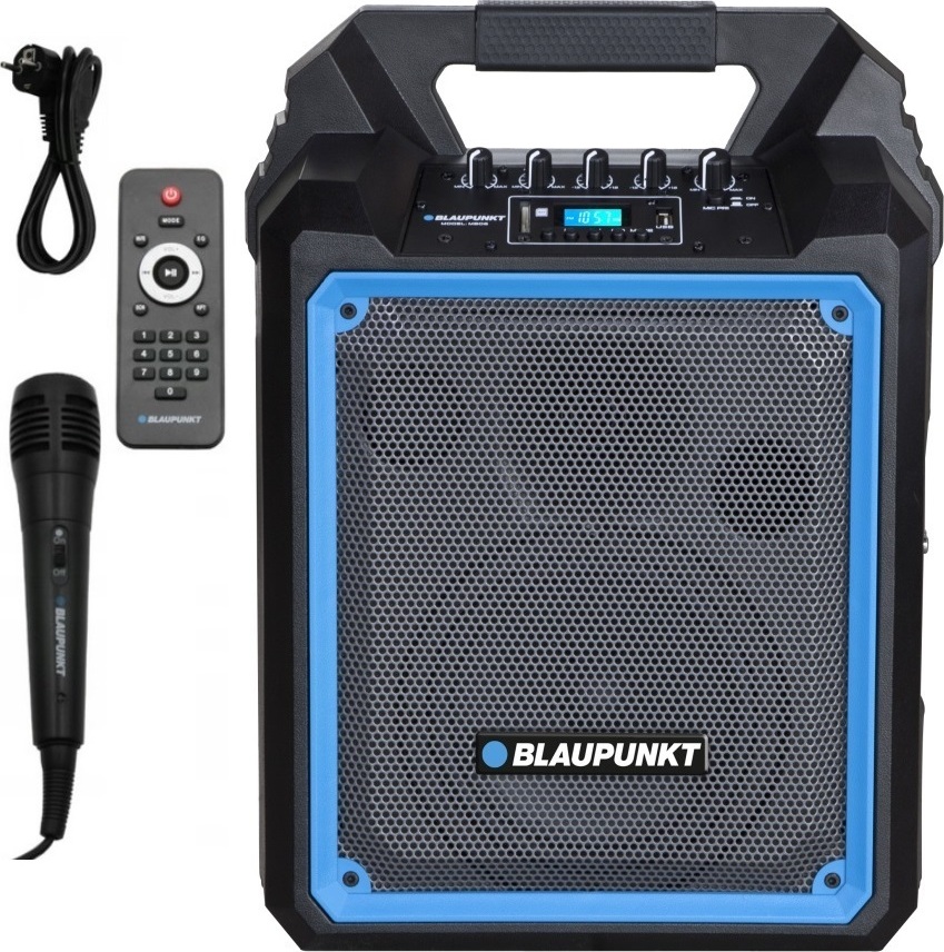 Audio Systém Bluetooth 500W Karaoke Usb Aux Rádio Fm Mb06 Mikrofón Diaľkové Ovládanie