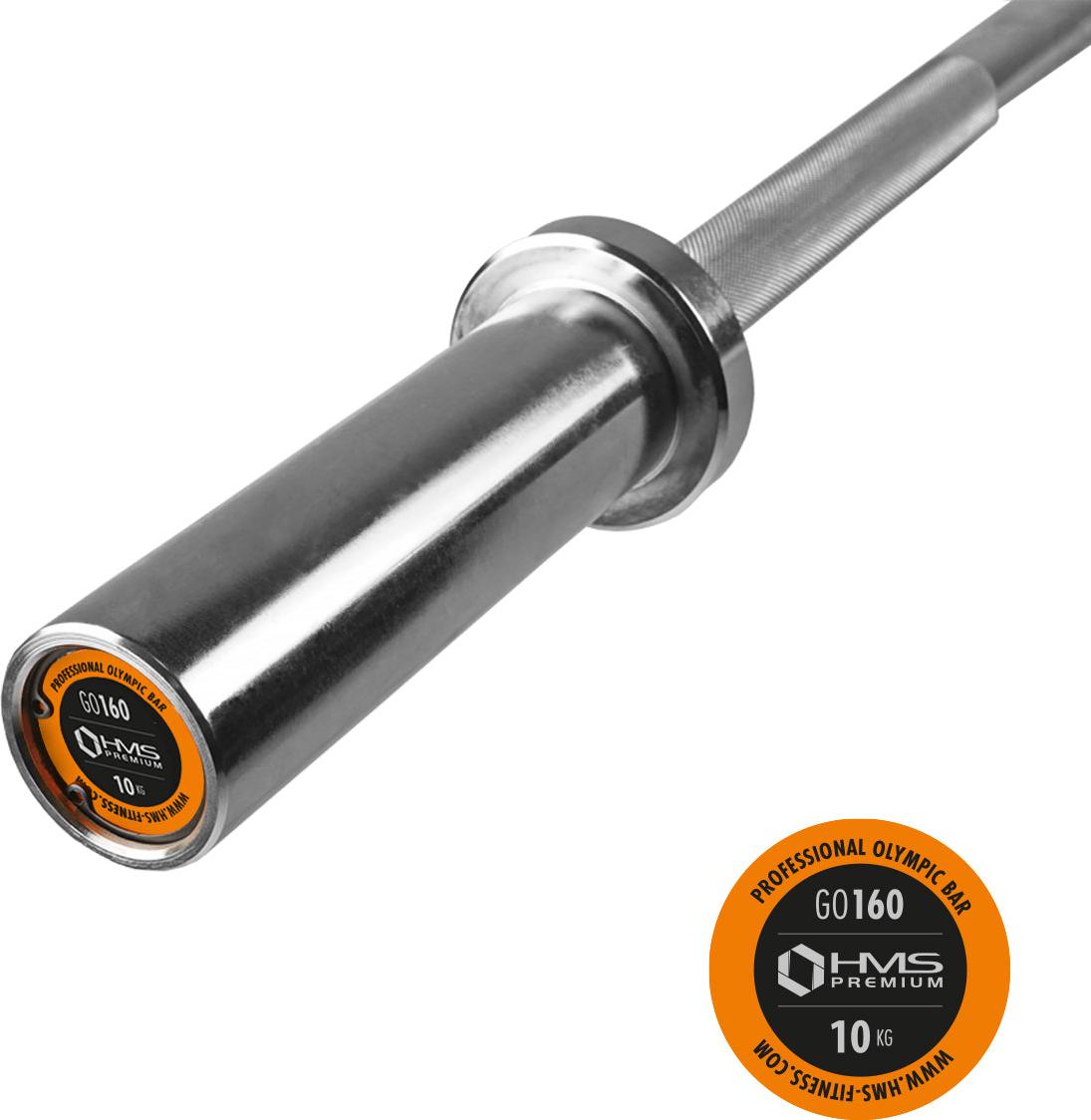 Olympia-Langhantel 160 cm mit Klemmverschlüssen