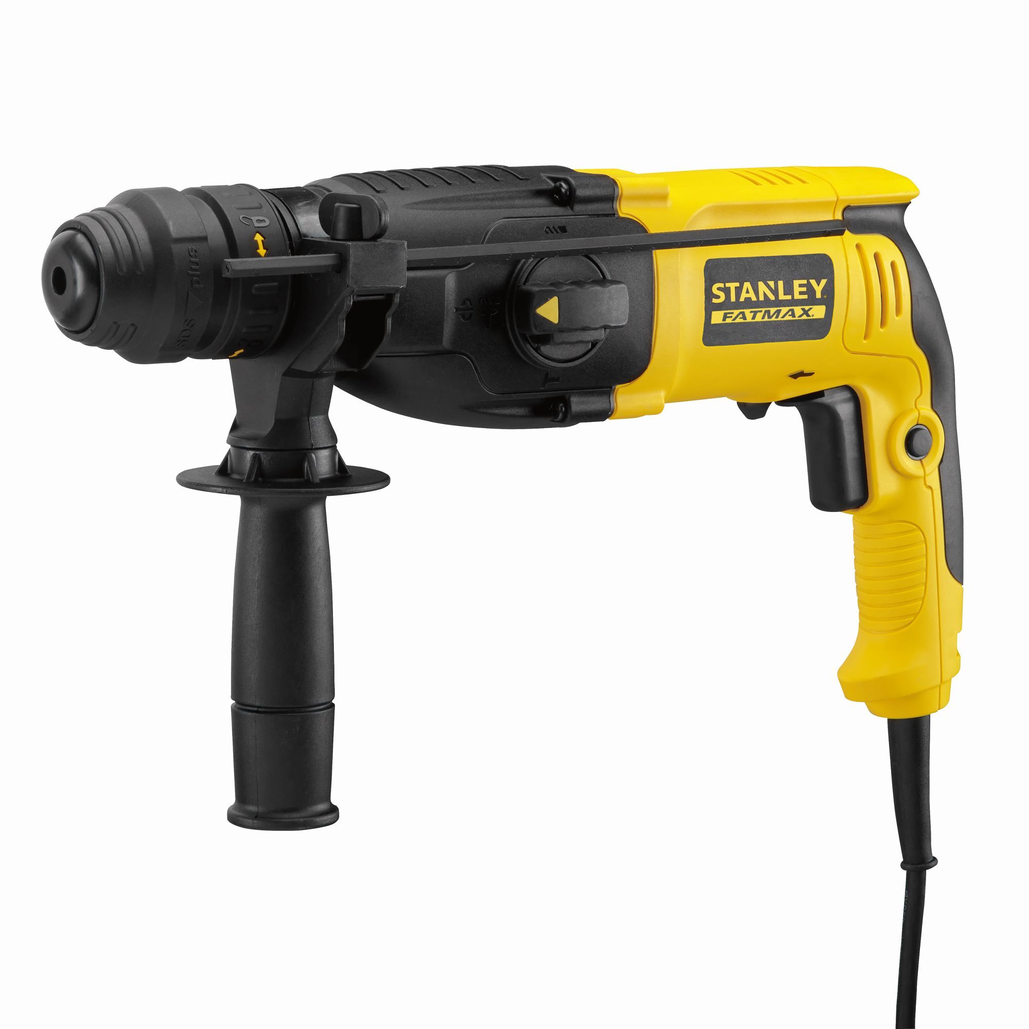 Stanley FatMax SDS-plus Bohrhammer SFMEH210K (800 Watt, 2,4 Joule, mit Pneumatik SFMEH210K-QS