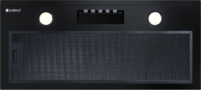 Dunstabzugshaube Unterbaufähig Umluft Ablufthaube 320 m3/h NOWIMO 60.1 Black