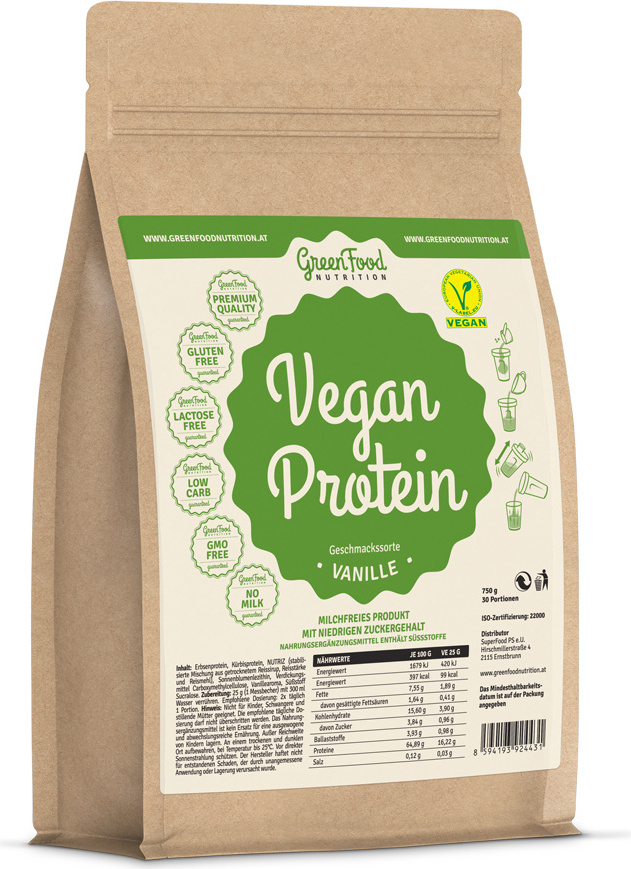 GreenFood Nutrition Vegan Protein 750g Kaufland.de