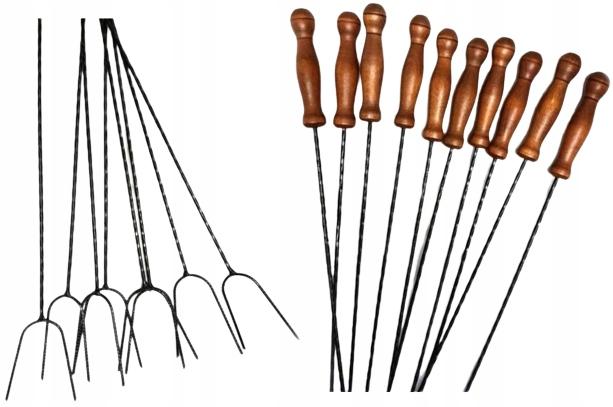 Mi-Met Feuerstäbe Grillstäbe Kieferstäbe 140cm 10 Stück