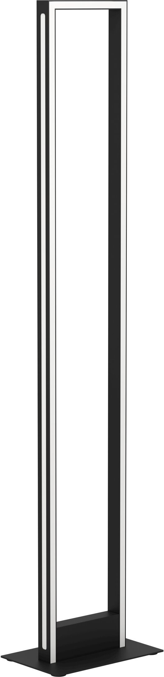 EGLO connect.z Smart-Home LED Stehlampe Salvilanas-Z, dimmbare Standleuchte, ZigBee, App und Sprachsteuerung Alexa, CCT, Stehleuchte in Schwarz 99683