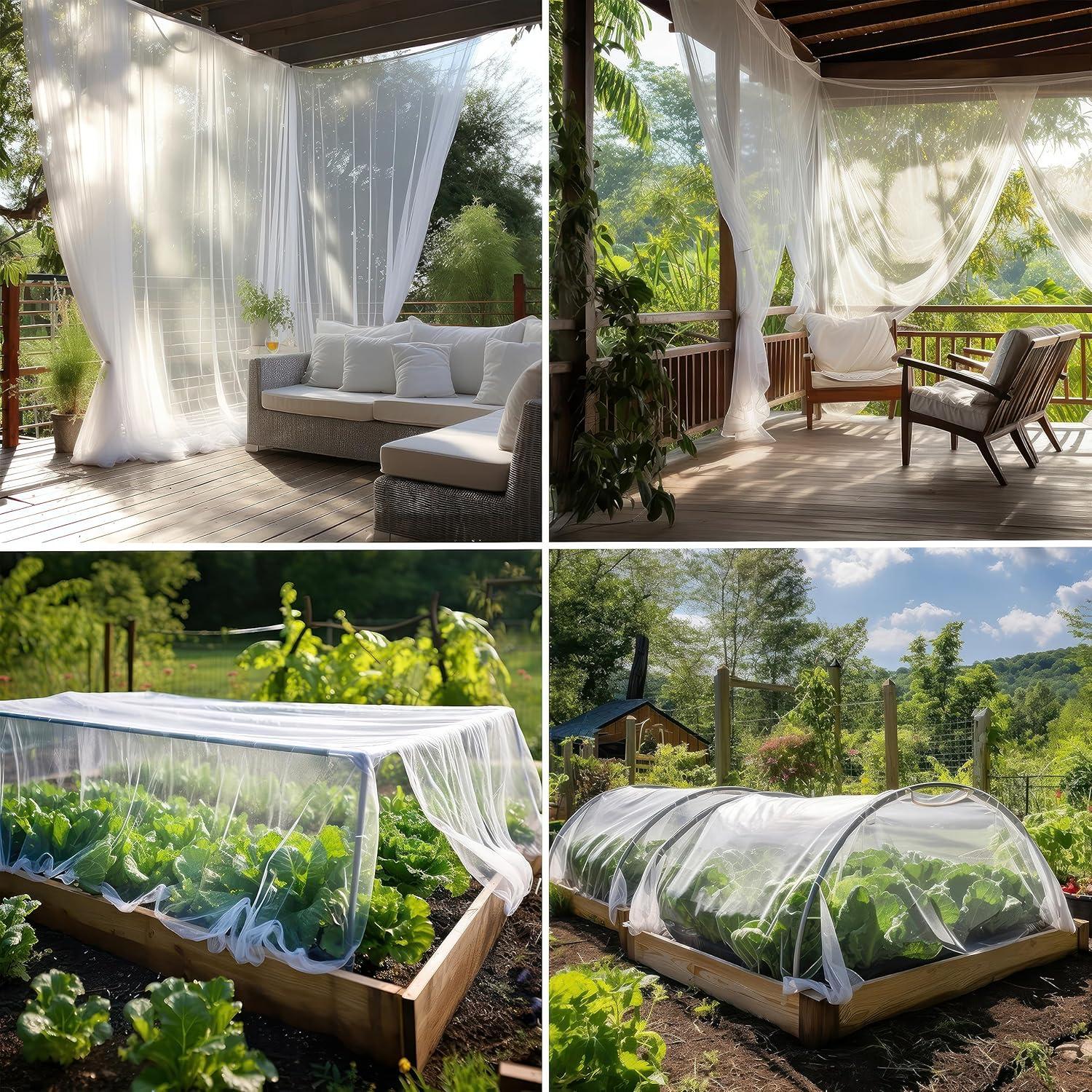 Famanu Insektennetz 3x6 Meter - 2-Pack Weiß SHSHOP