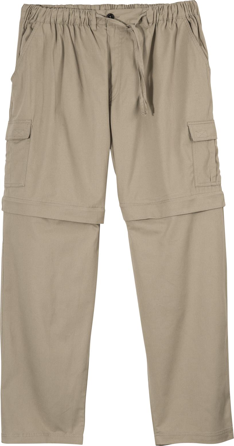 Abraxas XXL Zipp-off Cargo-Hose mit Gummibund sand, Größe:3XL AB-0202-0720-3xl