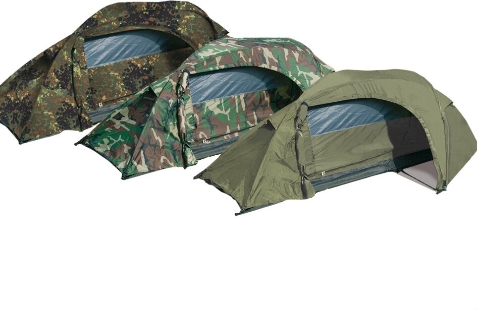 Sturm Bundeswehr und Freizeitshop Mil-Tec Einmannzelt „Recom“, oliv, 240 x 135 x 85cm 14201001