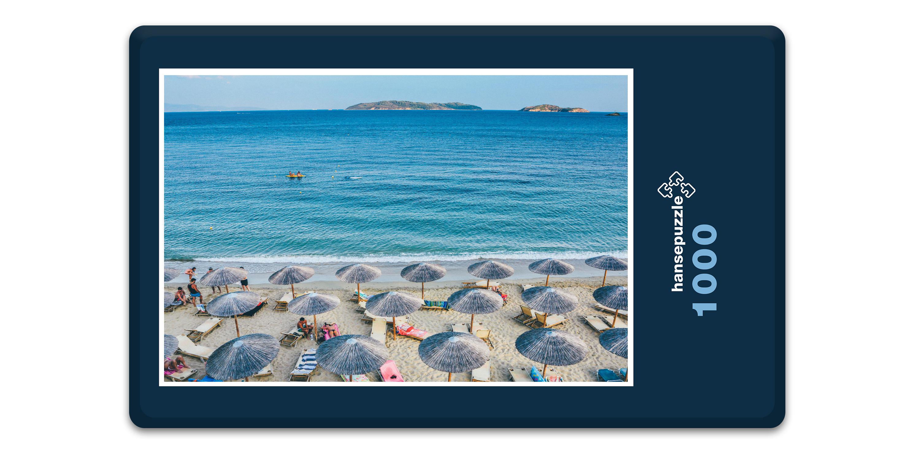 hansepuzzle 12147 - Karibik-Urlaub Puzzle, 1000 Teile, Reisen, 60,0 x 46,0cm mit hochwertiger Aufbewahrung, Kartonbox & Beutel